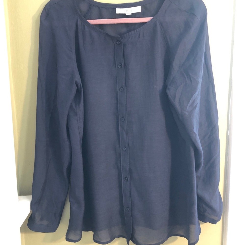 LOFT Button Down Blouse